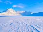 Mountains in the north of glacier Vestre Gronfjorden Island of SpitsbergenNorway-Svalbard Art Print
